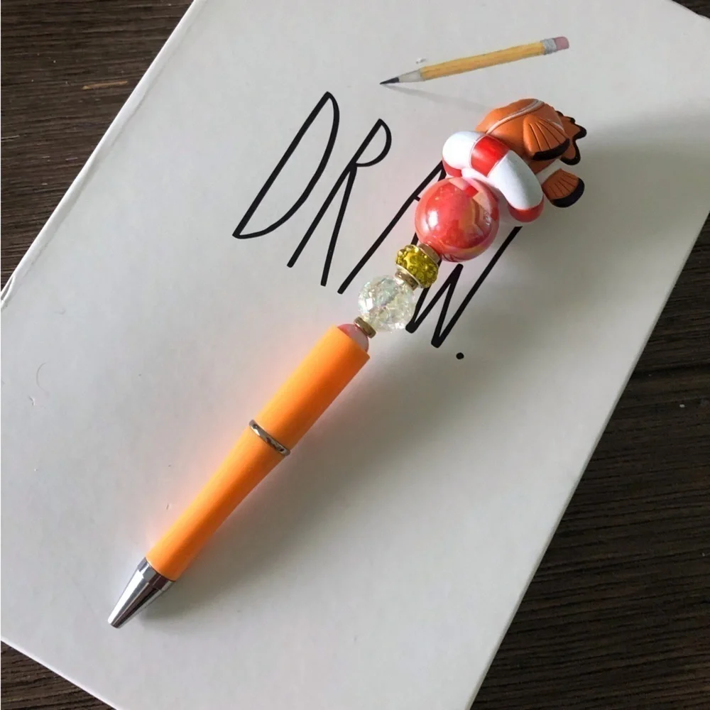Disney Doorables: Finding Nemo: Nemo handmade beaded pen